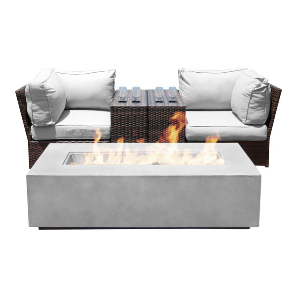 Outdoor Elegance Conversation Set With Fire Pit