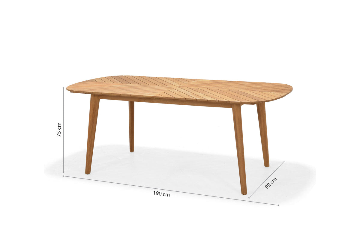 Jade Rectangular Teak Big Table
