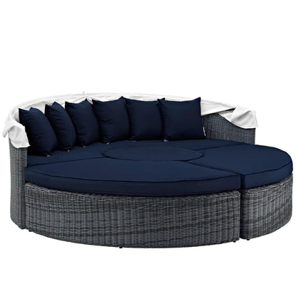 Summon Canopy Outdoor Patio Sunbrella Daybed by Modway