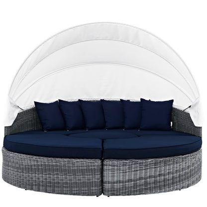 Summon Canopy Outdoor Patio Sunbrella Daybed by Modway