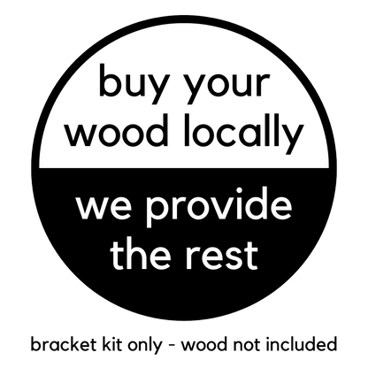 DIY Pergola Bracket Kit for an Attached Pergola With Roof Rafters - Any Size Up to 24' x 24'